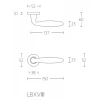 Deurklink Basic LB18H rond rozet mat goud PVD