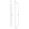 Greep Rivio GL501 PVD mat goud