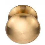 Voordeurknop LB65V mat goud PVD
