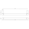 Meubelgreep Square JB20/320 gepolijst RVS