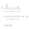 Meubelgreep Nour EV9/128 mat goud