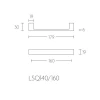 Meubelgreep LSQ0140/160 Mat RVS