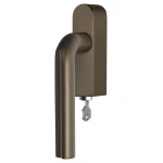 Draaikiep Eclipse afsluitbaar DR101-DKLOCK brons links