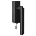 Draaikiep Eclipse afsluitbaar DR102-DKLOCK PVD mat zwart rechts