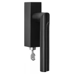Draaikiep Eclipse afsluitbaar DR103-DKLOCK PVD mat zwart rechts