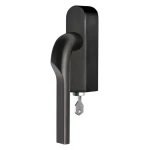 Draaikiep Rivio afsluitbaar GL100-DKLOCK PVD mat zwart rechts
