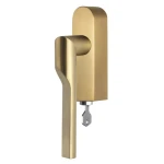 Draaikiep Rivio afsluitbaar GL101-DKLOCK PVD mat goud rechts