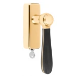 Draaikiep BOSCO afsluitbaar LZ100-DKLOCK messing/zwart