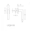 Draaikiep LSQ3 Mat RVS