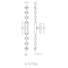 Kruisespagnolet K-FVT100 mat of gepolijst RVS