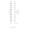 Kruisespagnolet K-FVT110 mat of gepolijst RVS