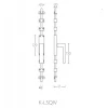 Krukespagnolet K-LSQ4 mat RVS