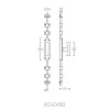 Krukespagnolet Nour KO-EV102 mat zwart