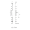 Krukespagnolet KO-LB7 mat RVS