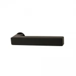 Deurkruk Geneve rond mini rozet Puurzwart Deurkruk Geneve rond mini rozet Puurzwart