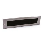 Tochtborstel recht Alena Inox PVD