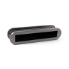 Briefplaatcombinatie ovaal Inox PVD