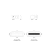 Complete voordeurset QBE messing getrommeld