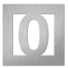 Huiscijfer Didheya 150x150mm Inox