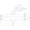 Deurdranger met schaararm DR 122 Intersteel mat zwart