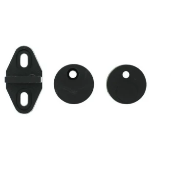 Geleide- en afstandhouders tbv schuifdeursysteem Intersteel mat zwart Geleide- en afstandhouders tbv schuifdeursysteem Intersteel mat zwart