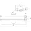 Deurdranger met schaararm DR 122 Intersteel