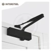 Deurdranger met schaararm DR 120 Intersteel mat zwart