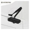 Deurdranger met schaararm DR 122 Intersteel mat zwart