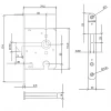 Mauer 1134 PZ-Schuifdeurslot loop RVS
