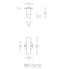 Complete voordeurset Piet Boon TWO-03 mat RVS