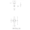 Deurkruk Piet Boon ONE PBT15XL/50 mat RVS