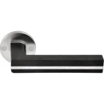 Deurkruk Piet Boon TWO PBL22/50 (enkel) RVS/zwart eiken