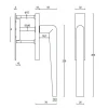 Schuifpuibeslag Piet Boon INC PBI230Y mat RVS