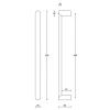 Greep Piet Boon ARC PBA400 NP mat RVS