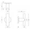 Complete voordeurset Piet Boon ARC-04 mat RVS