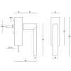 Draaikiep Piet Boon ARC afsluitbaar PBA100-DKLOCK PVD mat zwart links