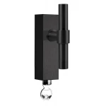 Draaikiep Piet Boon ONE afsluitbaar PBT15-DKLOCK PVD mat zwart