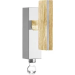 Draaikiep Piet Boon TWO afsluitbaar PBT22-DKLOCK RVS/eiken
