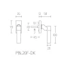 Draaikiep Piet Boon ONE PBL20F-DK RVS