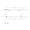 Raamuitzetter Piet Boon ONE PB305 mat zwart
