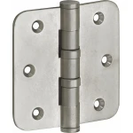 Kogellager scharnier 76x76 antiek nikkel vlak