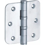 Kogellager scharnier 76x76 mat chroom vlak