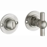 Vrij Bezet garnituur Chemin de Fer 50mm mat nikkel ongelakt