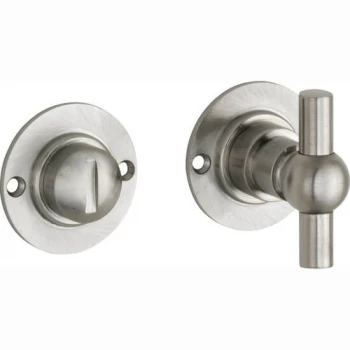 Vrij Bezet garnituur Chemin de Fer 50mm mat nikkel ongelakt Vrij Bezet garnituur Chemin de Fer 50mm mat nikkel ongelakt