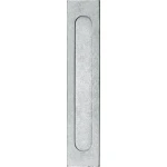 Briefplaat Verticaal antiek chroom