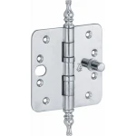 Kogellager scharnier 89x89mm glans chroom vaas SKG***