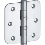 Kogellager scharnier 89x89 glans chroom vlak