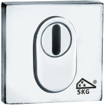 Cilinderrozet SKG Bauhaus BU mat chroom KT