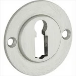 Sleutelrozet Chemin de Fer 50mm mat nikkel ongelakt