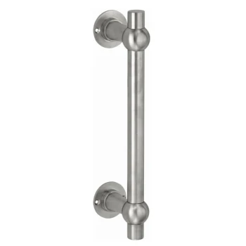 Voordeurgreep Chemin de Fer 300mm x 22mm mat nikkel titaan Voordeurgreep Chemin de Fer 300mm x 22mm mat nikkel titaan